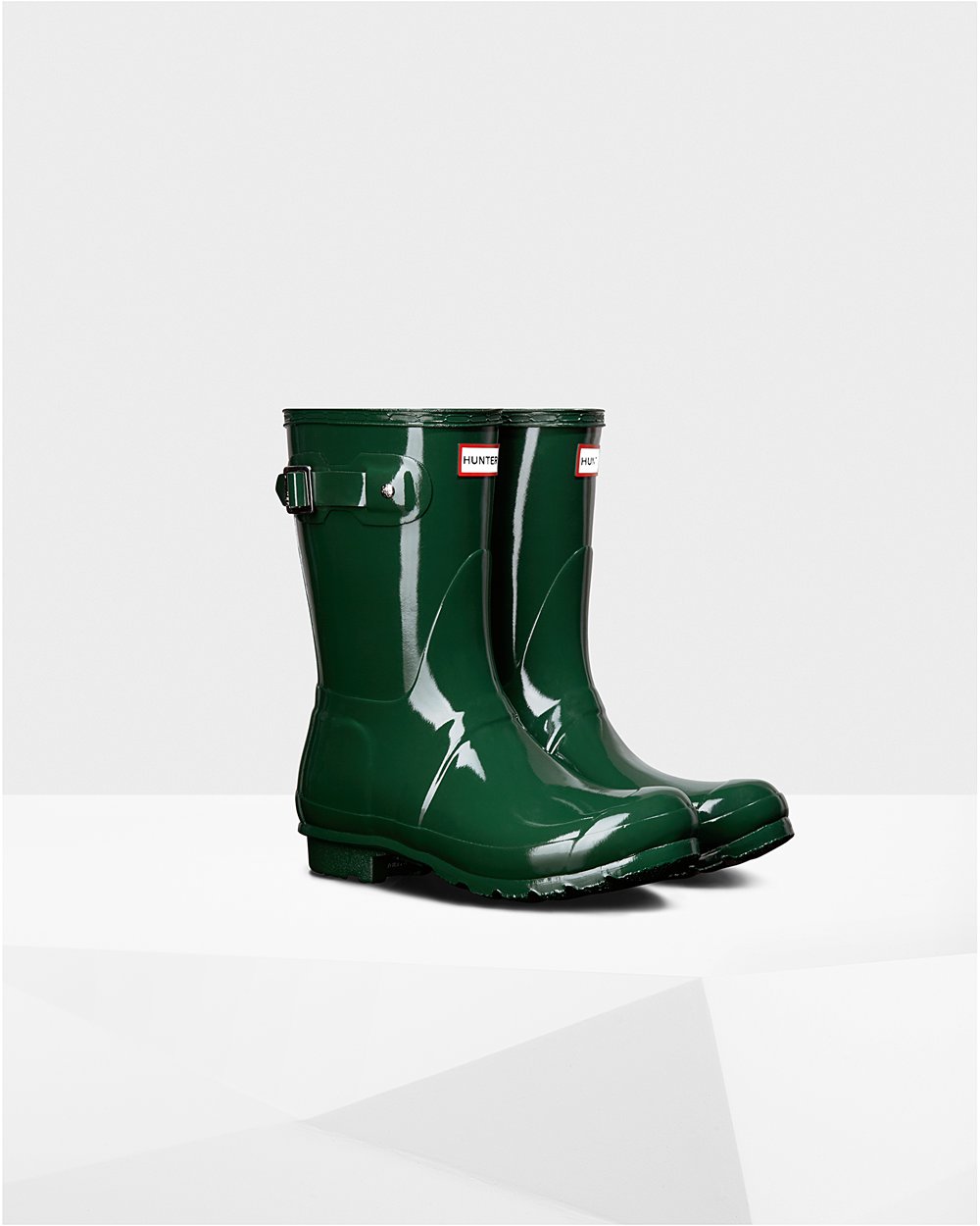 Botas De Cortas Original Gloss Hunter Mujer - Verdes - 425130TJC